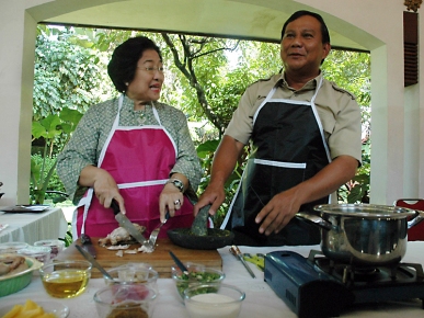 Prabowo memasak bersama Megawati: pentingnya pertanian yang pro-rakyat